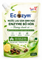 NƯỚC LAU SÀN SINH HỌC ECOZYM HƯƠNG CHANH SẢ – túi 2,5 LÍT